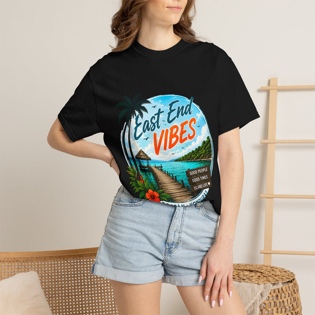 East End Vibes T-Shirt — Roatán Honduras Beach Graphic Tee