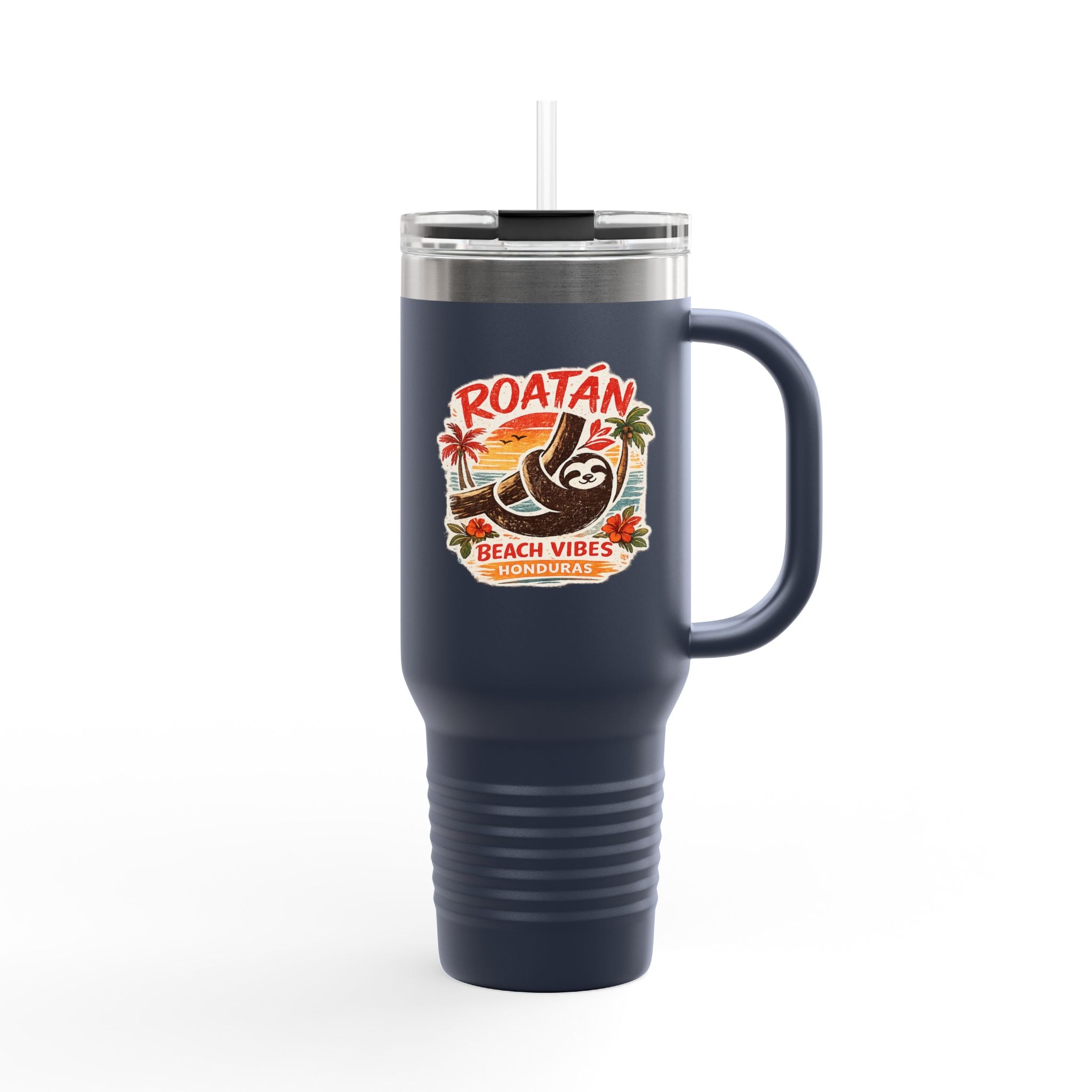 Roatán Beach Vibes 40oz Insulated Travel Mug