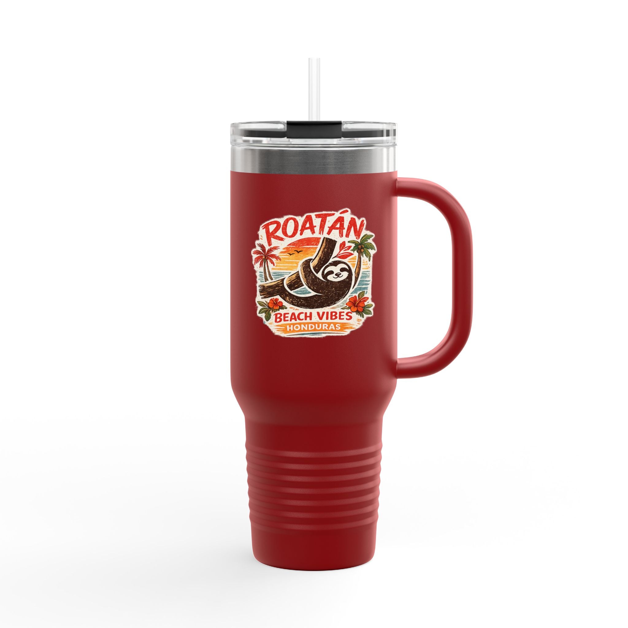 Roatán Beach Vibes 40oz Insulated Travel Mug