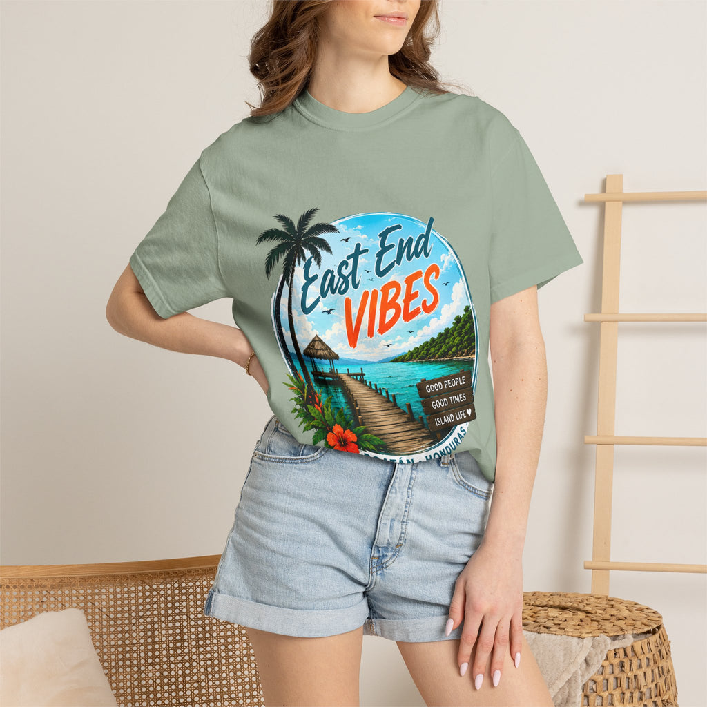East End Vibes T-Shirt — Roatán Honduras Beach Graphic Tee