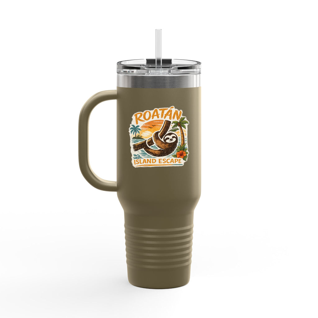 Roatán Island Escape 40oz Insulated Travel Mug