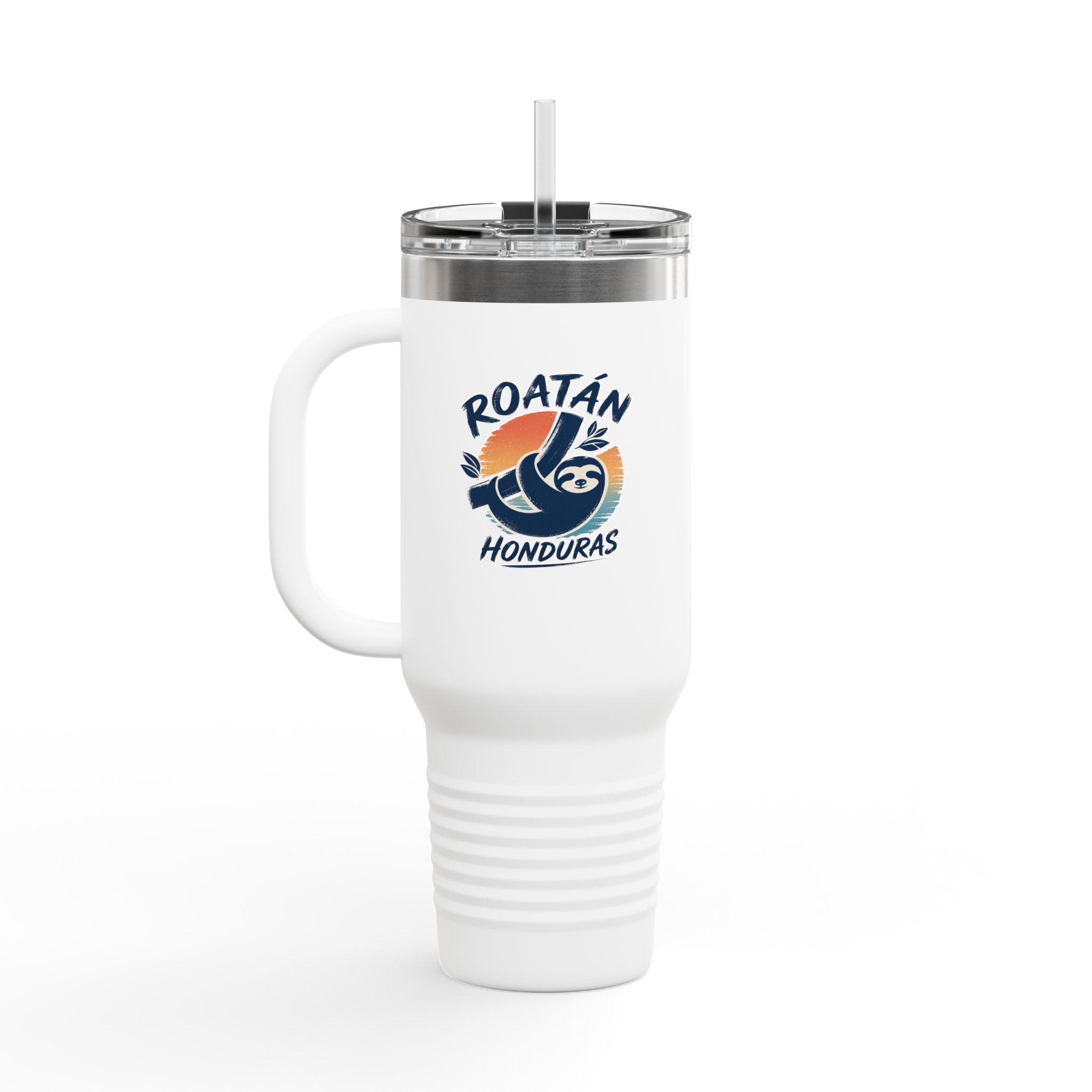 Roatán Sloth 40oz Insulated Travel Mug