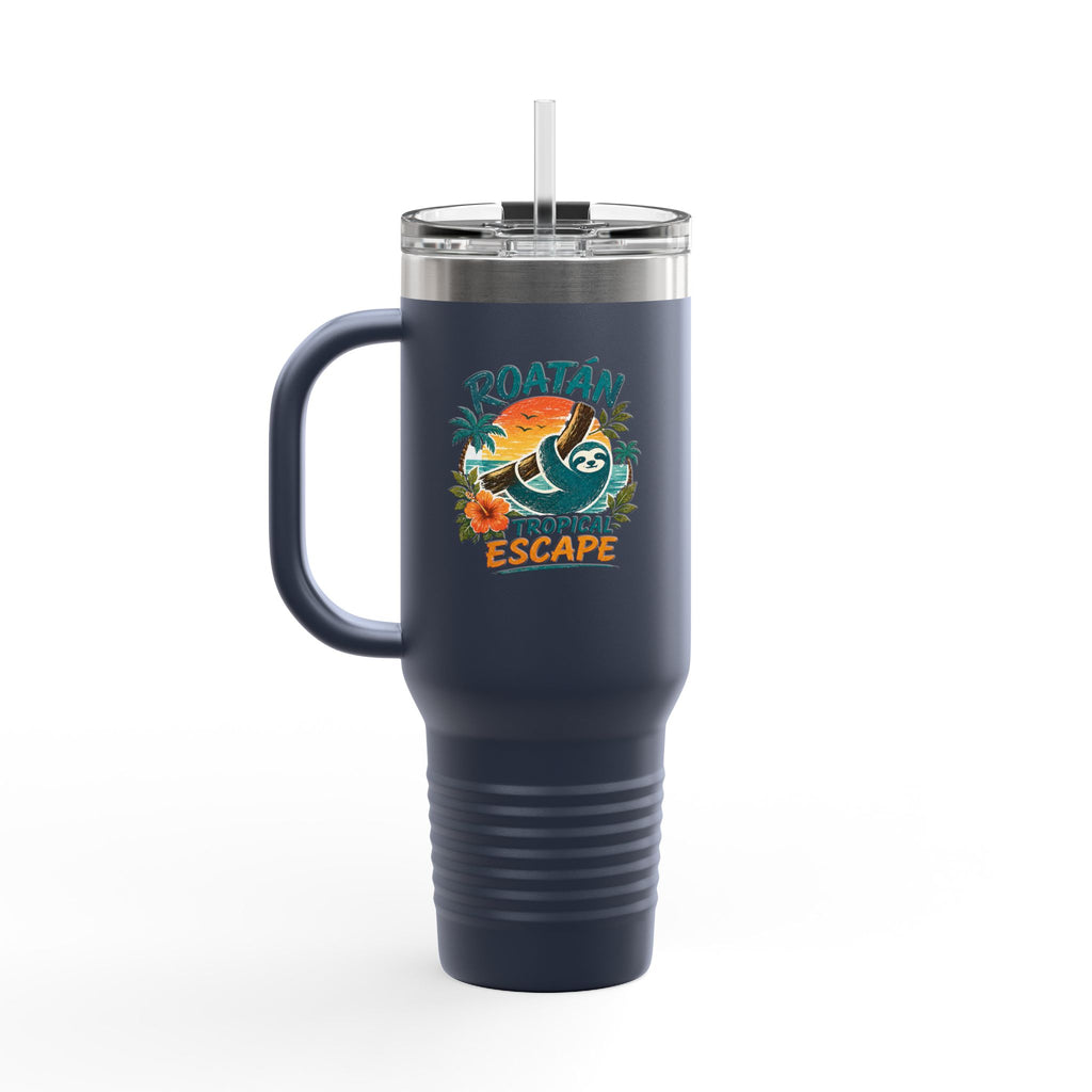 Roatán Tropical Escape 40oz Insulated Travel Mug