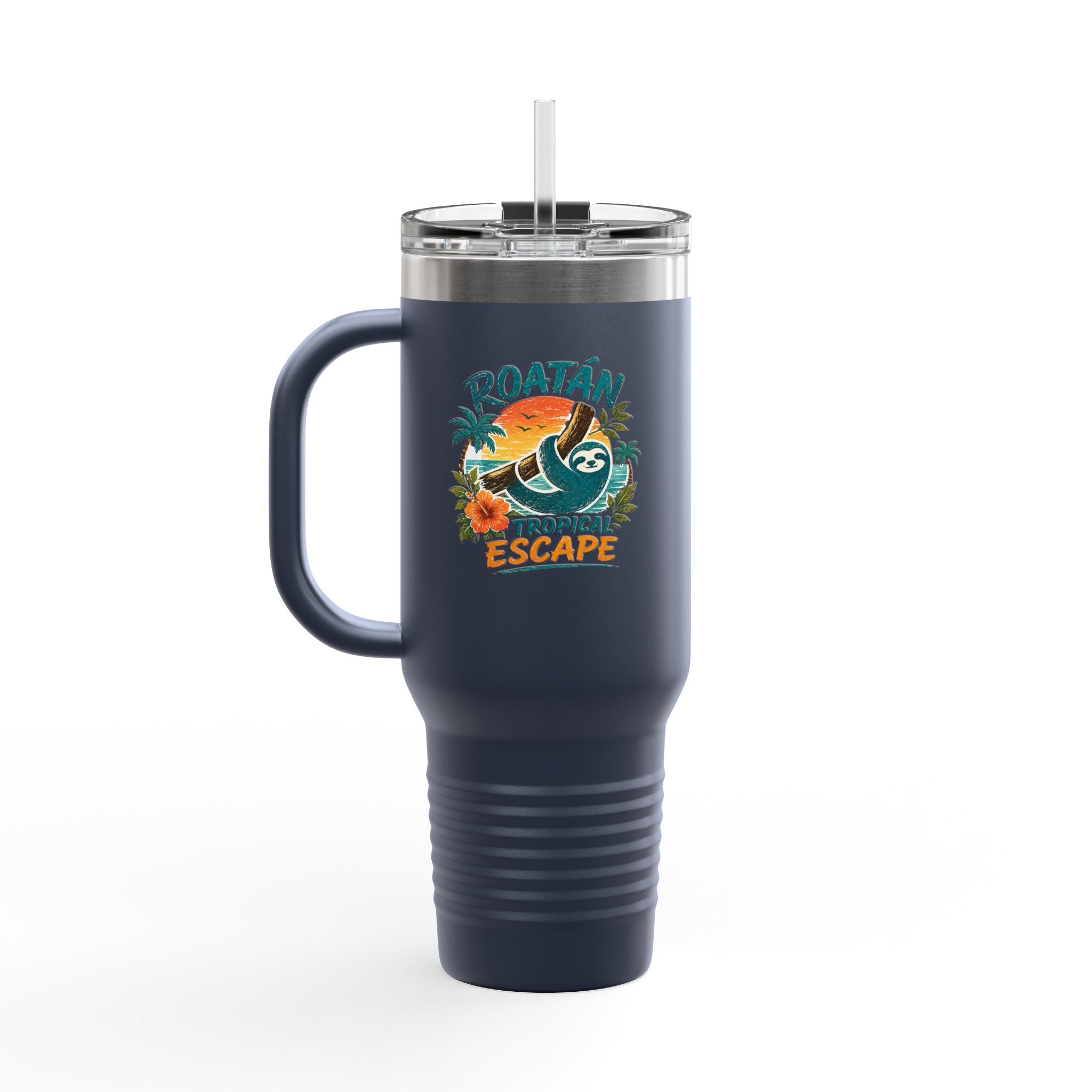 Roatán Tropical Escape 40oz Insulated Travel Mug