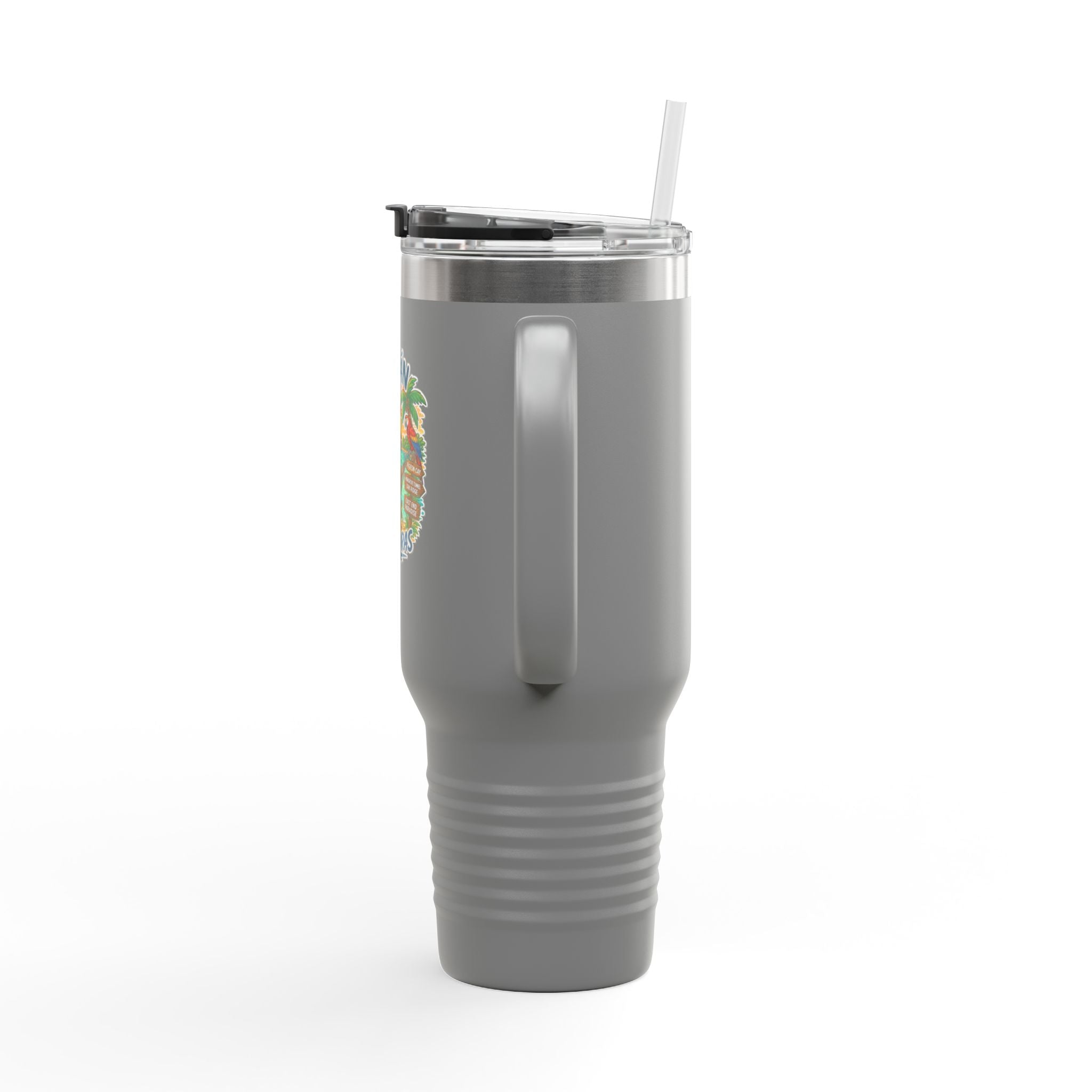 Roatán Honduras Travel Mug — 40oz Insulated Beach Vacation Tumbler