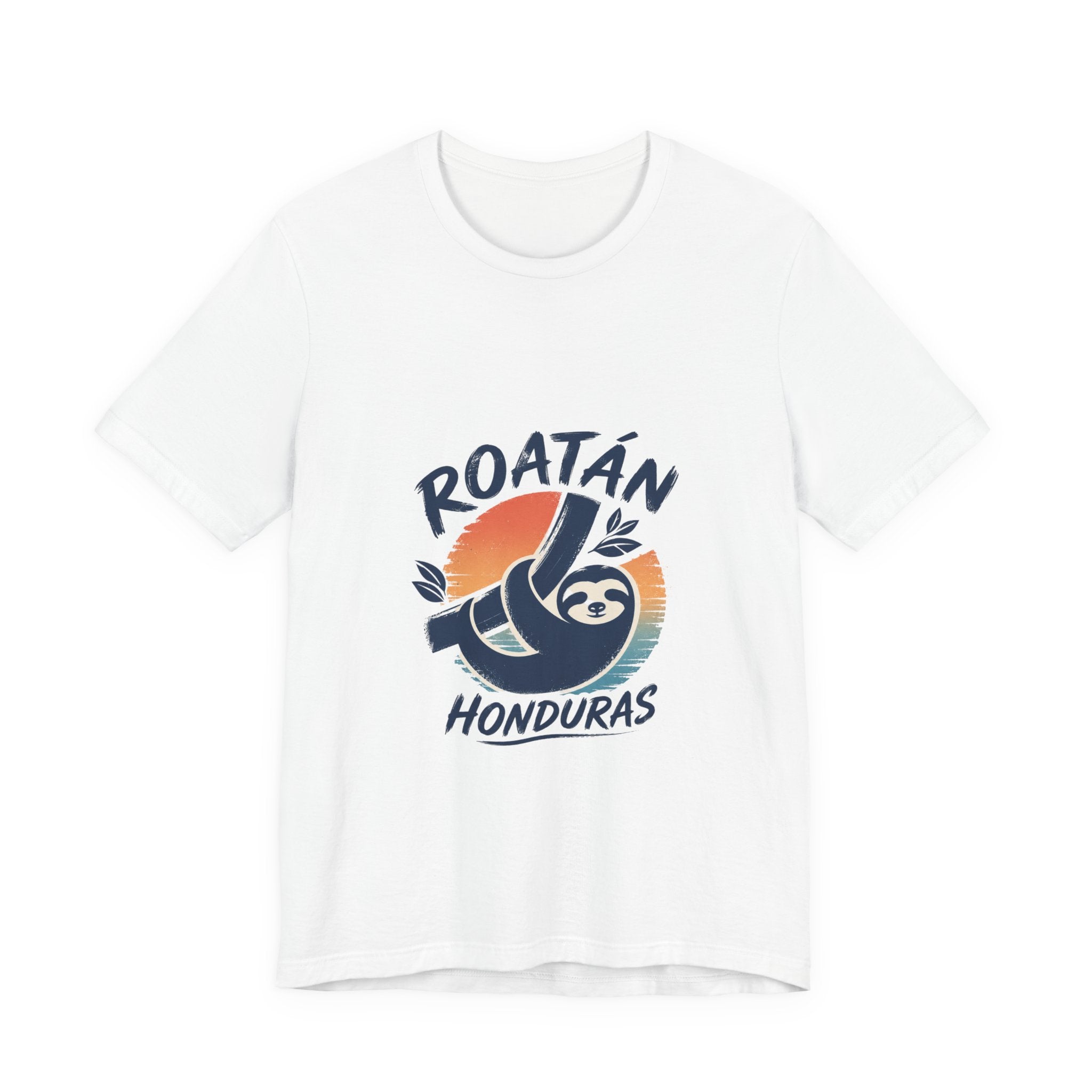 Roatán Honduras Sloth Tee — Tropical Vacation T-Shirt