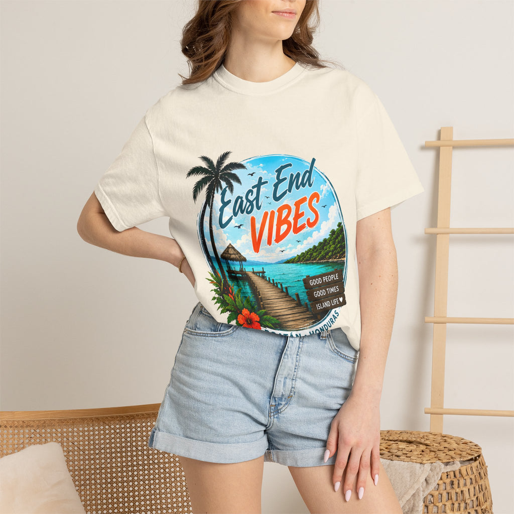 East End Vibes T-Shirt — Roatán Honduras Beach Graphic Tee