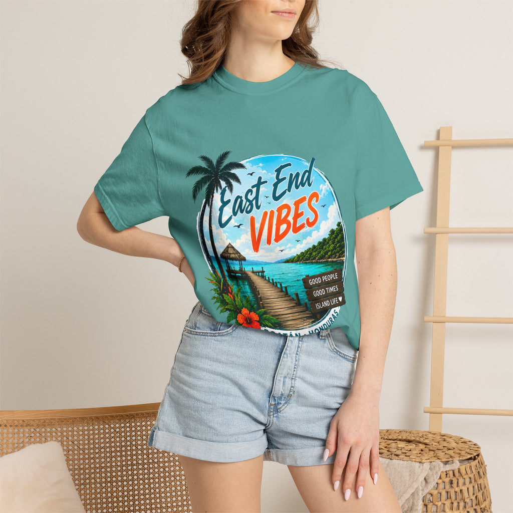 East End Vibes T-Shirt — Roatán Honduras Beach Graphic Tee