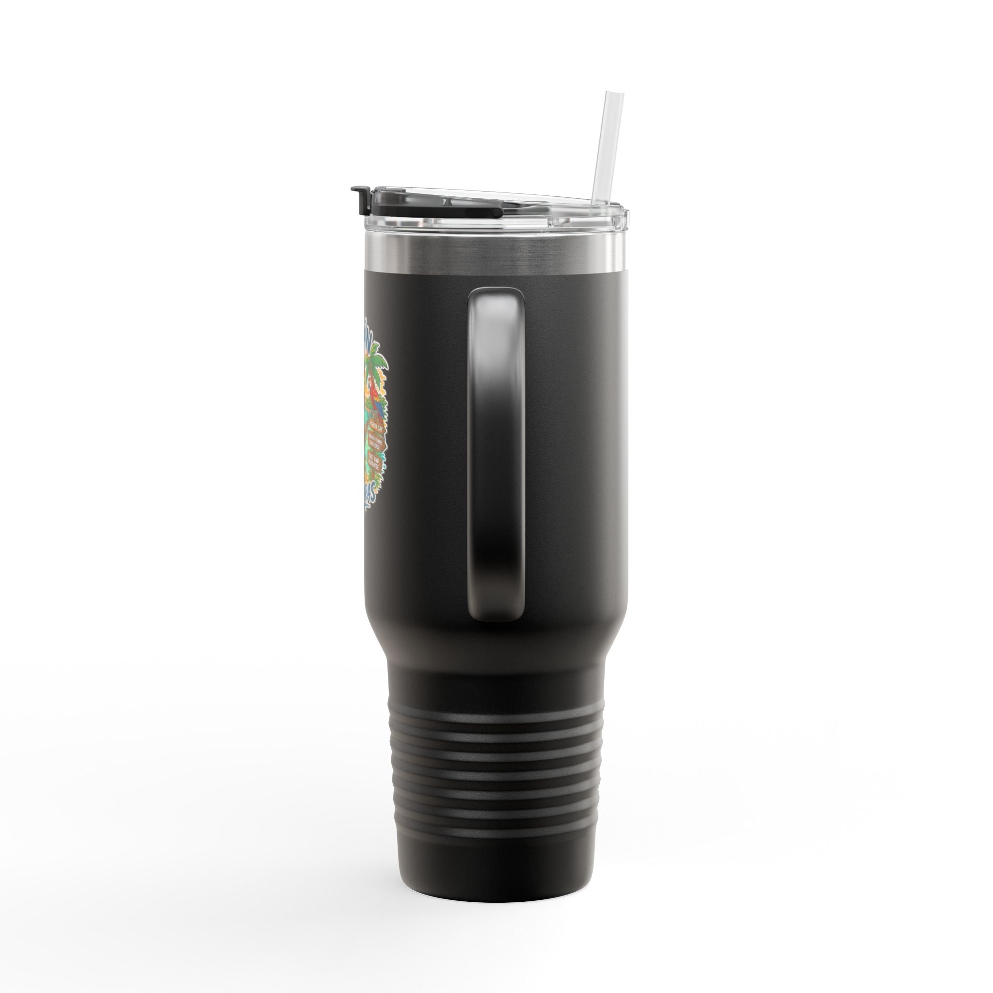 Roatán Honduras Travel Mug — 40oz Insulated Beach Vacation Tumbler