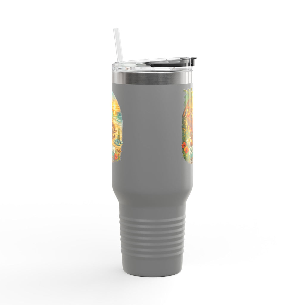 Roatan Honduras Tropical Sloth 40oz Insulated Travel Mug