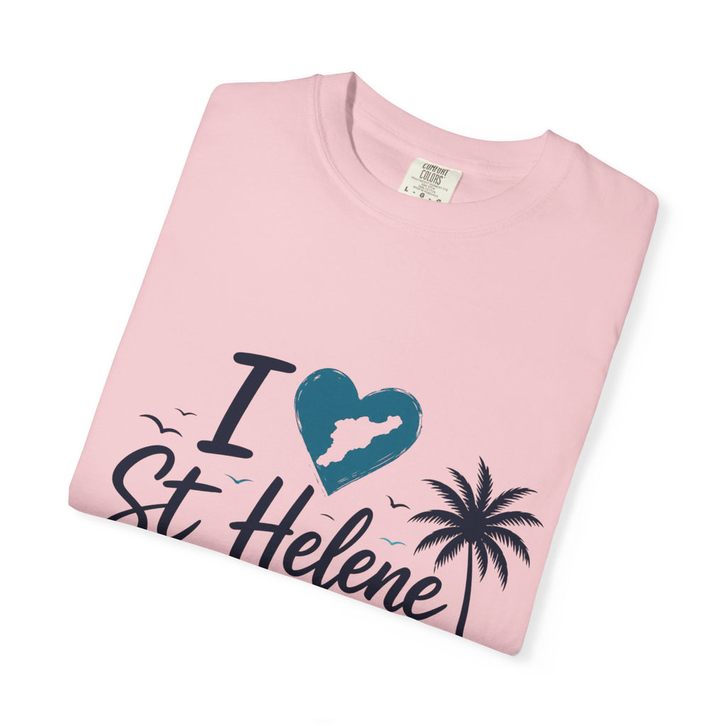 I  St Helene Island T-Shirt — Tropical Palm Beach Vacation Tee