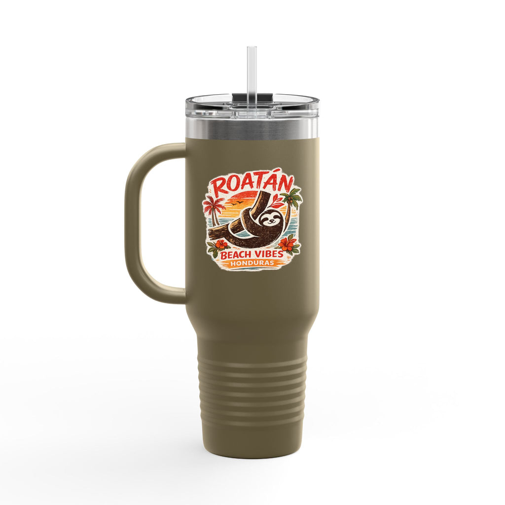 Roatán Beach Vibes 40oz Insulated Travel Mug