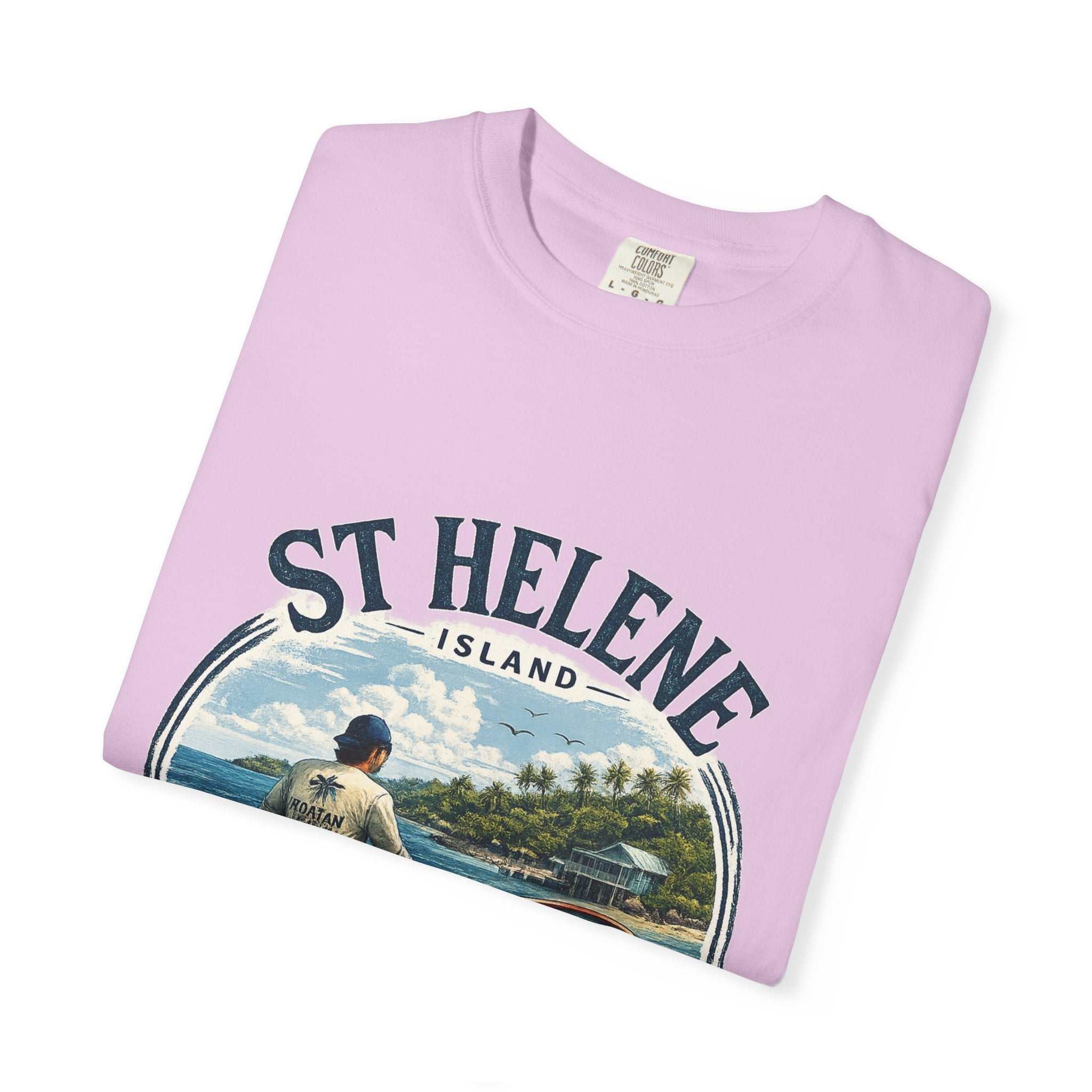 St. Helene Island Roatán Vintage Fishing T-Shirt