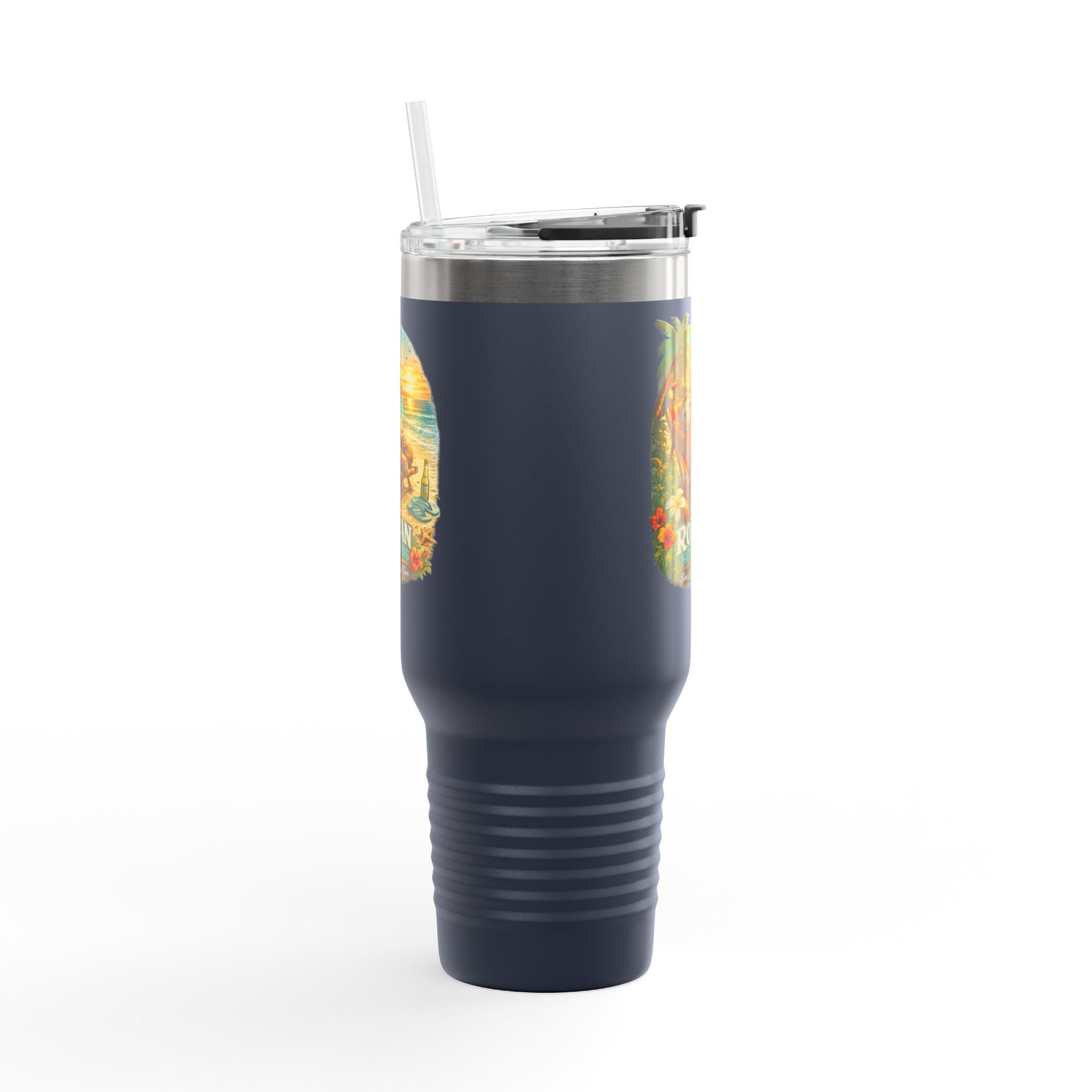 Roatan Honduras Tropical Sloth 40oz Insulated Travel Mug