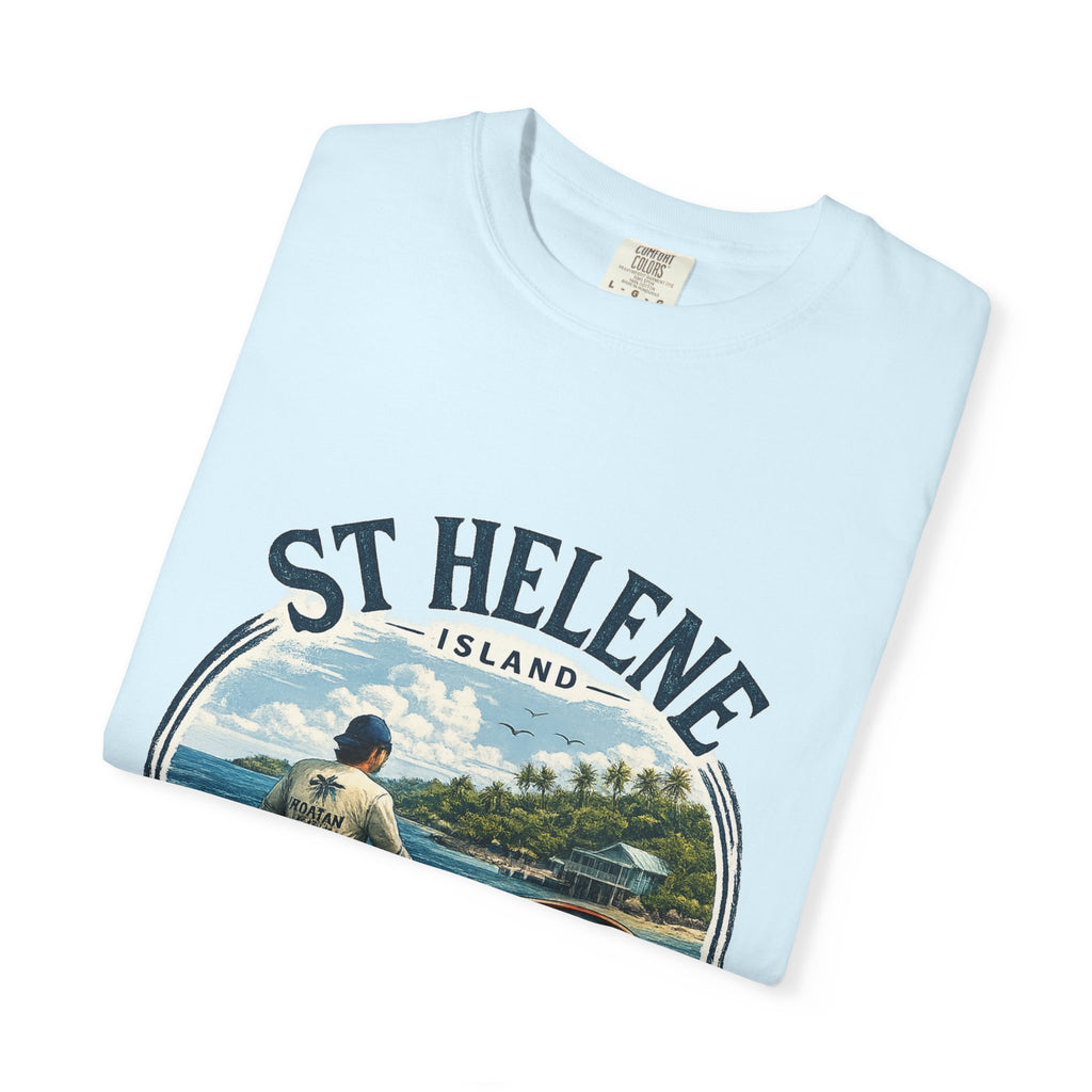 St. Helene Island Roatán Vintage Fishing T-Shirt