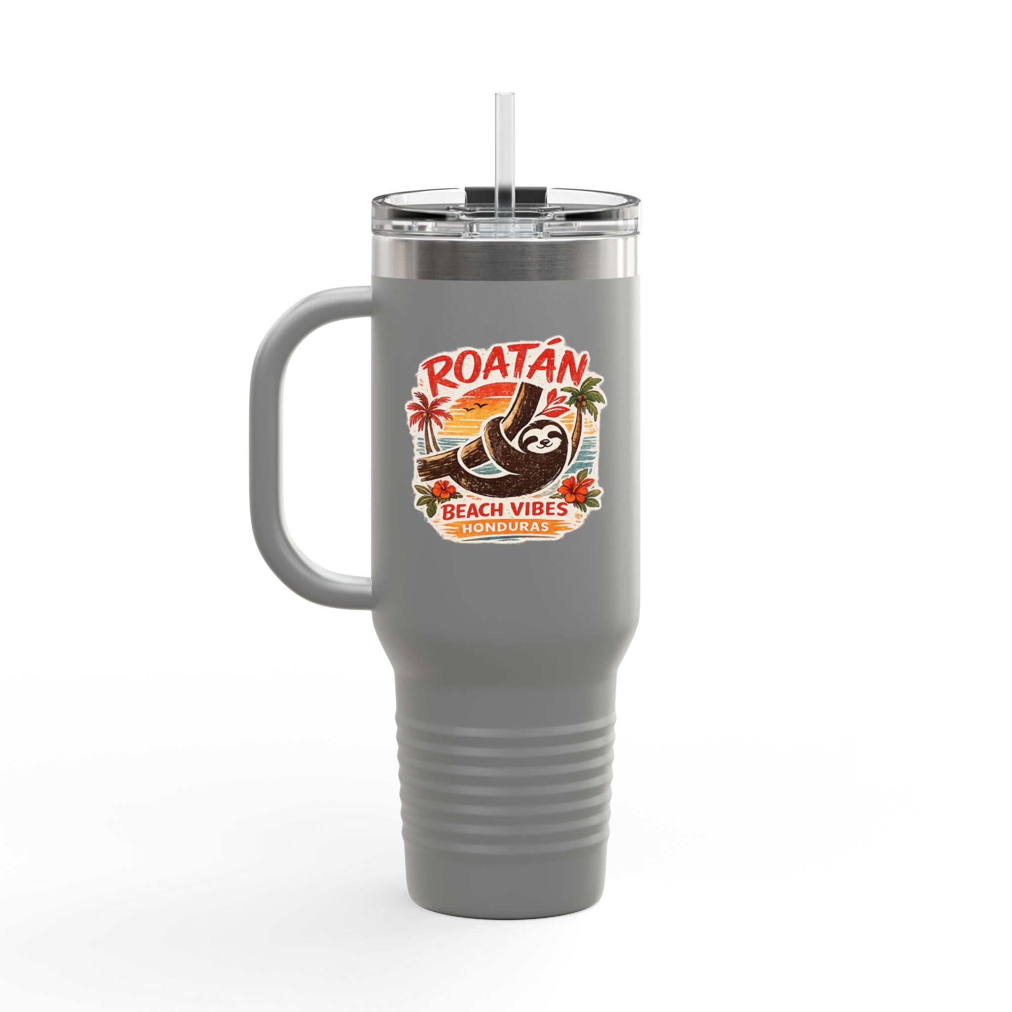 Roatán Beach Vibes 40oz Insulated Travel Mug