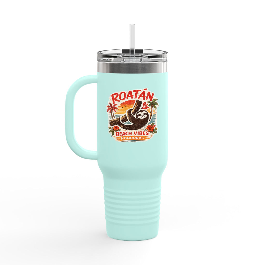 Roatán Beach Vibes 40oz Insulated Travel Mug