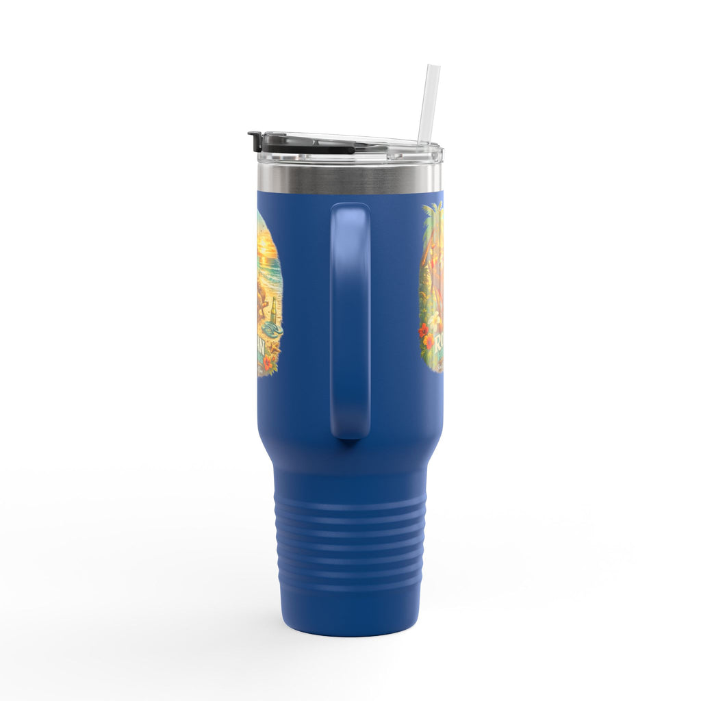 Roatan Honduras Tropical Sloth 40oz Insulated Travel Mug