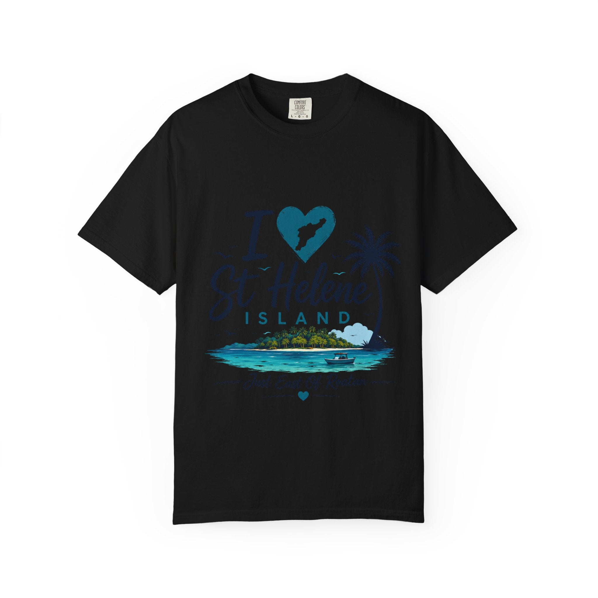 I  St Helene Island T-Shirt — Tropical Palm Beach Vacation Tee