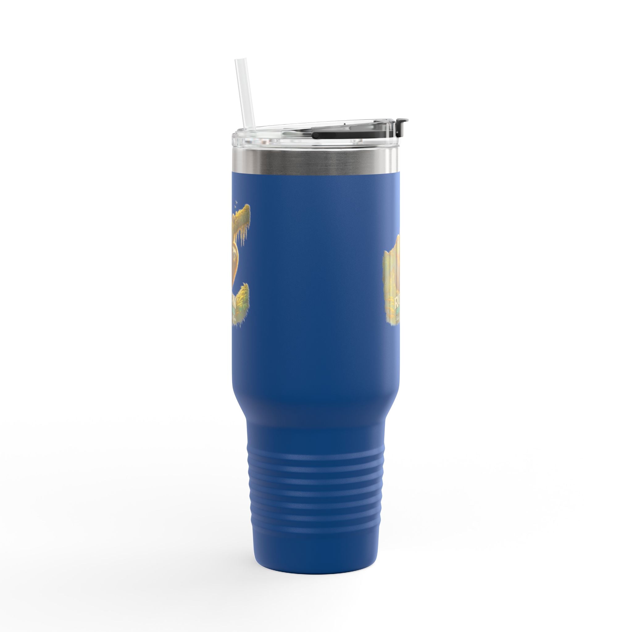 Roatán Sloth 40oz Insulated Travel Mug — Tropical Wildlife Coffee Tumbler
