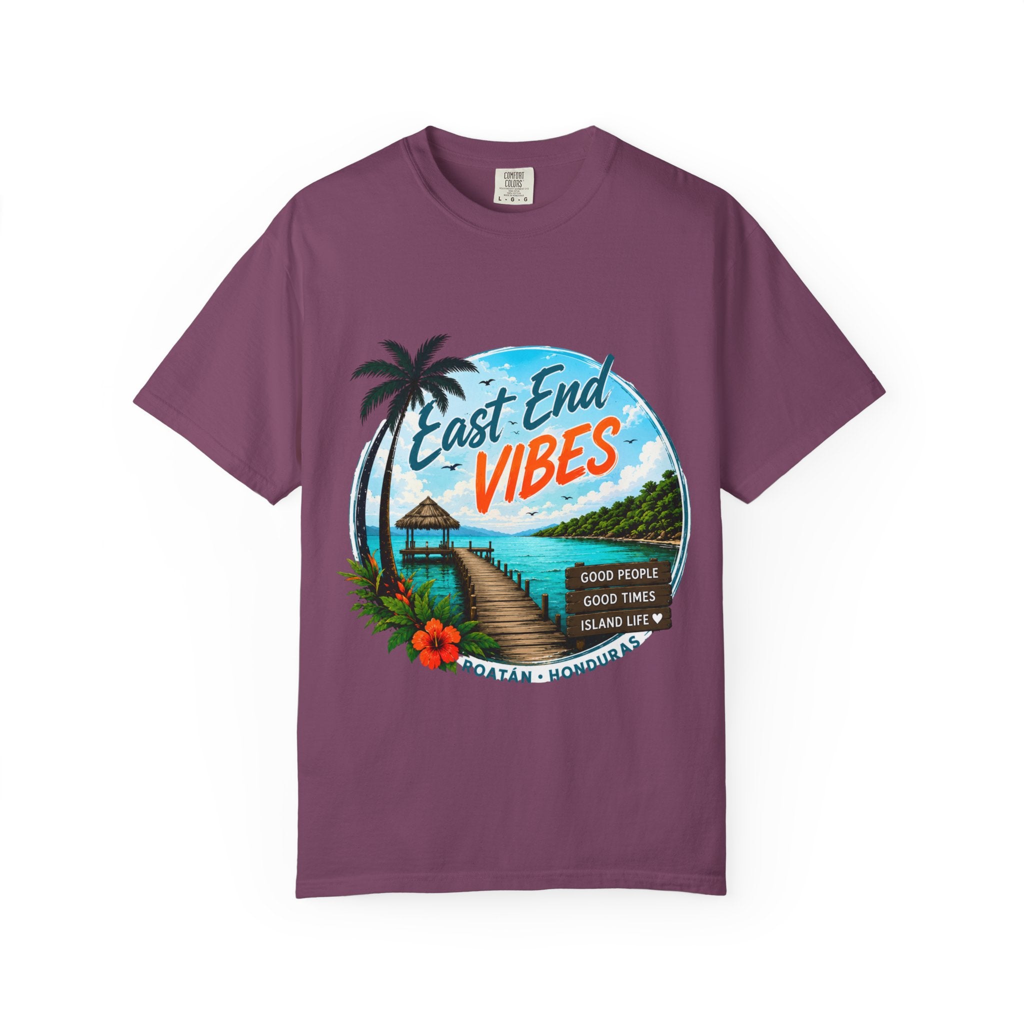East End Vibes T-Shirt — Roatán Honduras Beach Graphic Tee