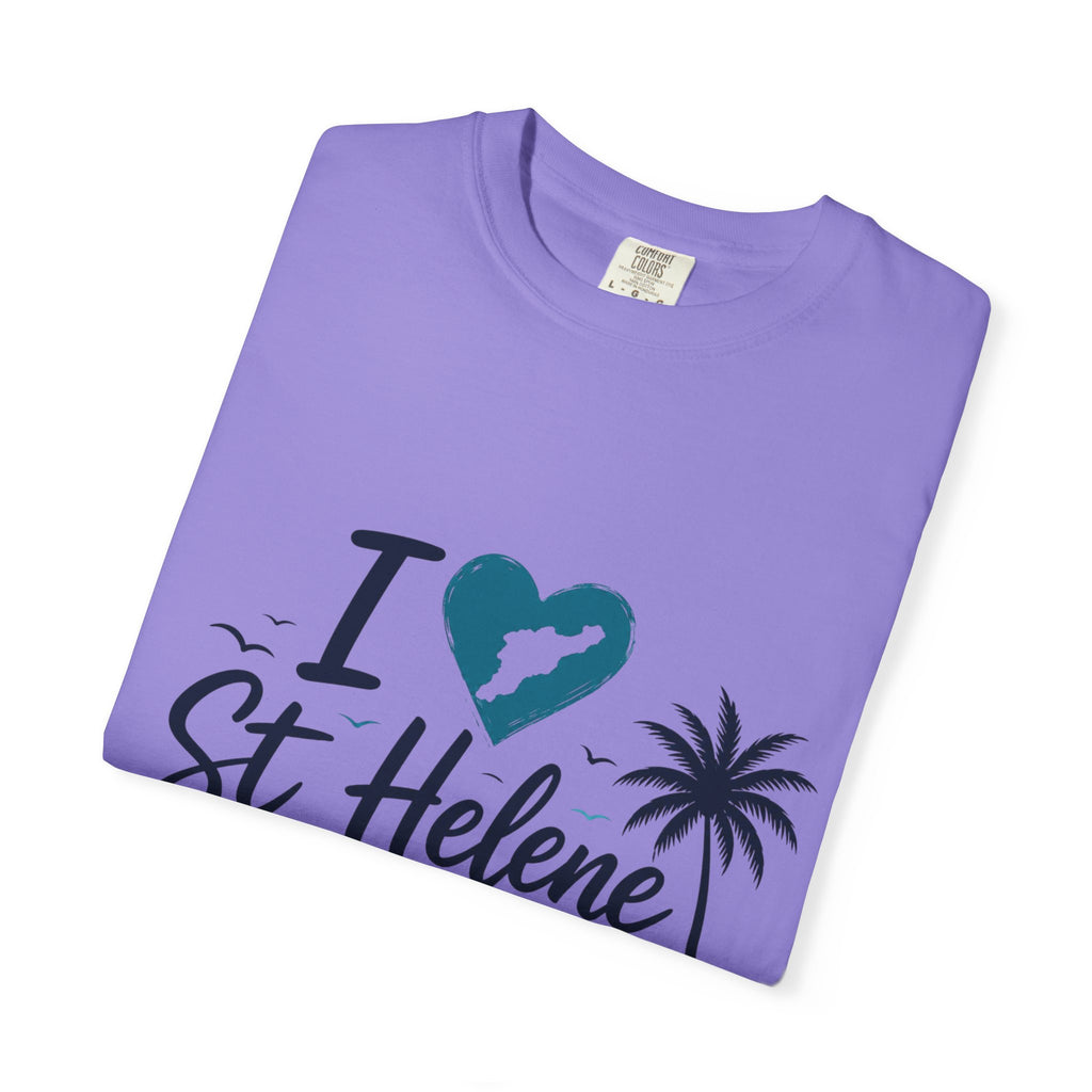 I  St Helene Island T-Shirt — Tropical Palm Beach Vacation Tee