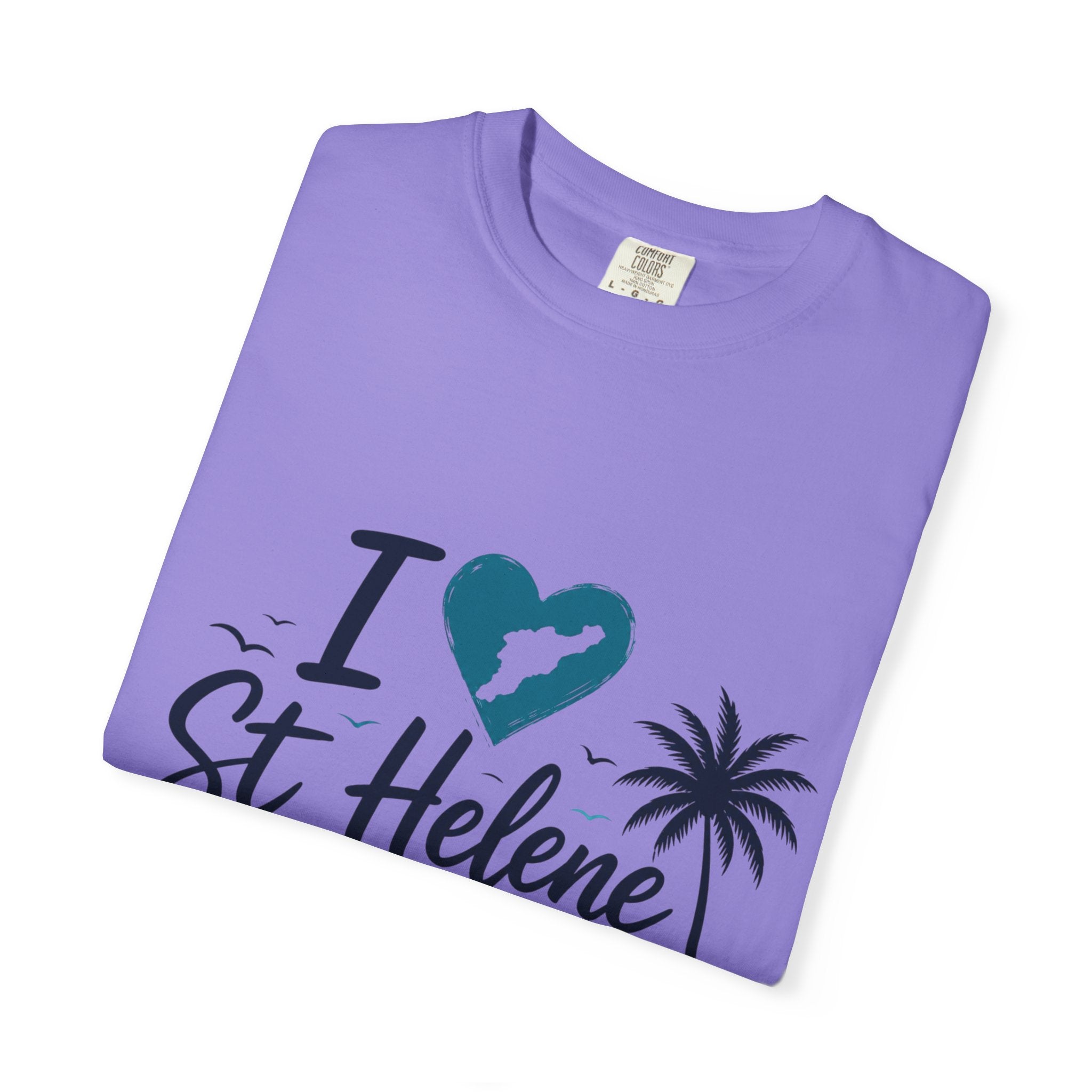 I  St Helene Island T-Shirt — Tropical Palm Beach Vacation Tee